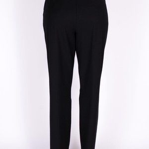 Ralph Lauren Black Label Wool Blend Stretch Straight Black Dress Pants SZ 12